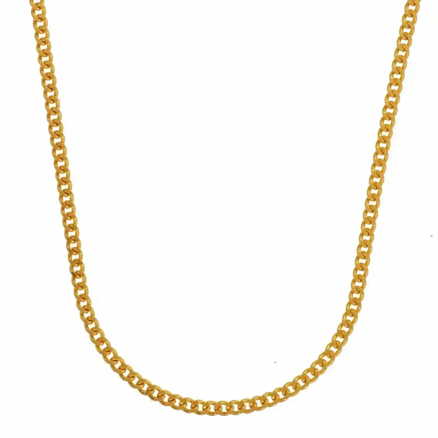 Goldkette Panzerkette Länge 40cm - Breite 1,2mm - 585-14 Karat Gold