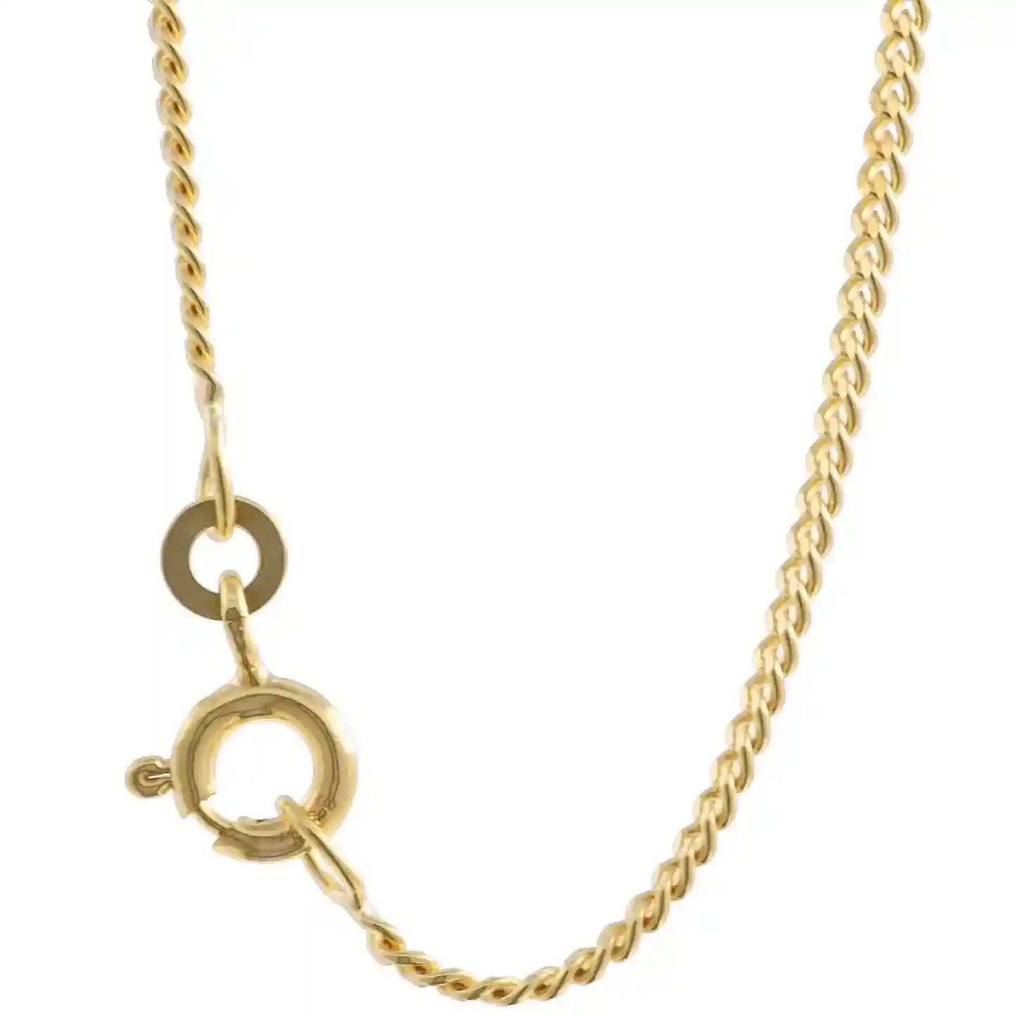 Goldkette Panzerkette Länge 40cm - Breite 1,7mm - 333-8 Karat Gold
