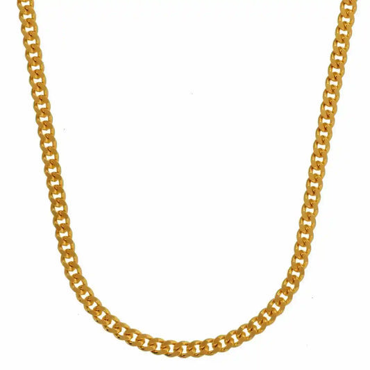 Goldkette Panzerkette Länge 40cm - Breite 1,7mm - 585-14 Karat Gold