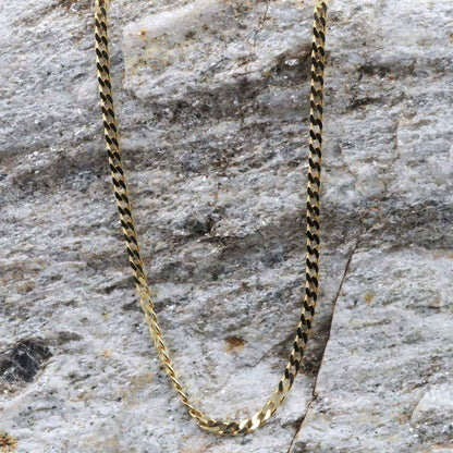 Goldkette Panzerkette Länge 40cm - Breite 2,1mm - 333-8 Karat Gold