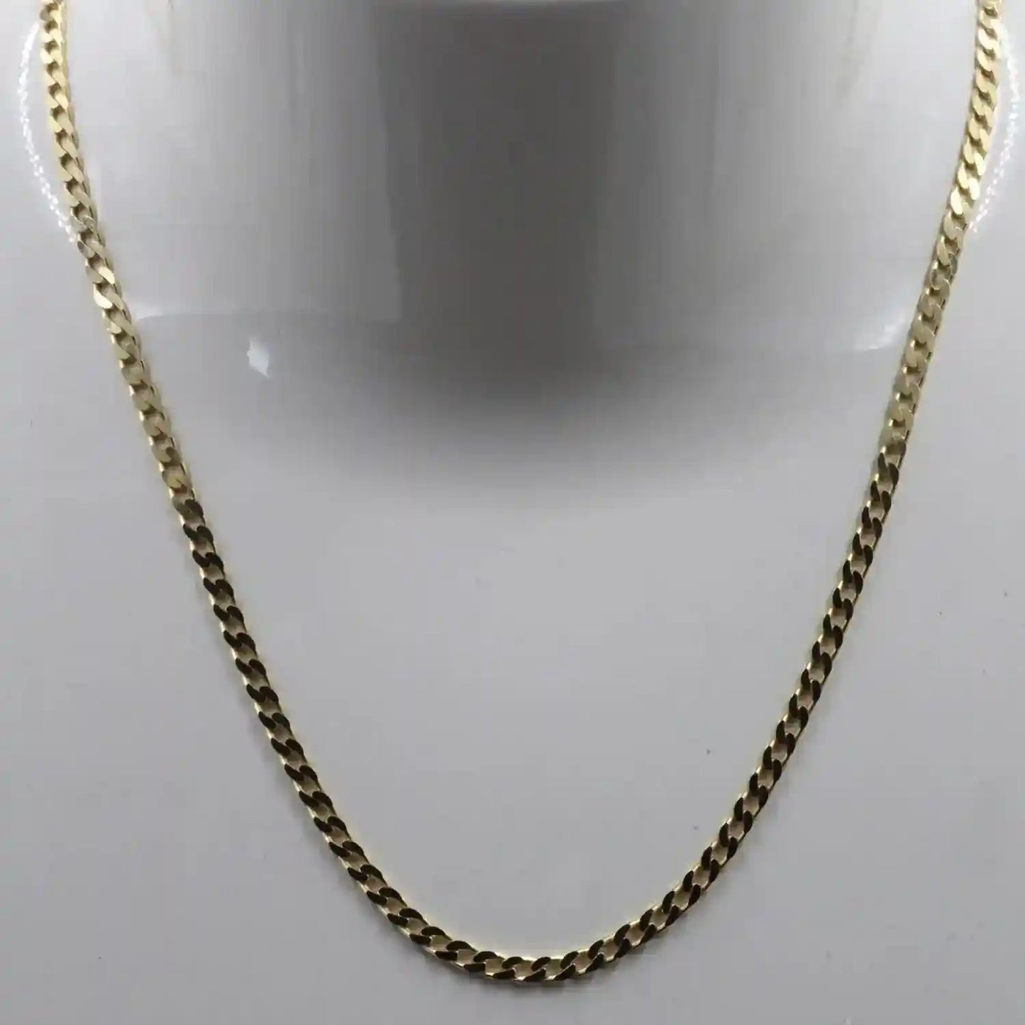 Goldkette Panzerkette Länge 40cm - Breite 2,1mm - 333-8 Karat Gold