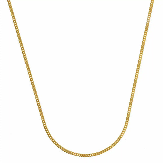 Goldkette Panzerkette Länge 42cm - Breite 0,8mm - 585-14 Karat Gold