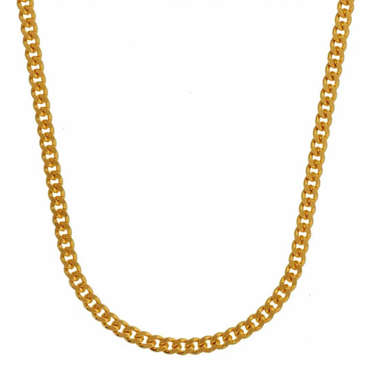 Goldkette Panzerkette Länge 42cm - Breite 1,7mm - 585-14 Karat Gold