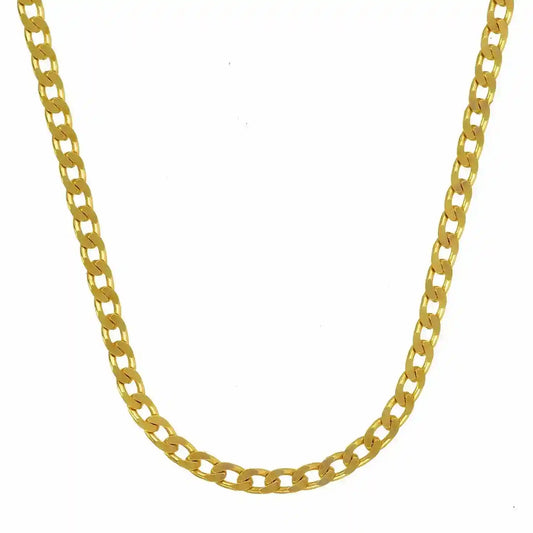 Goldkette Panzerkette Länge 42cm - Breite 2,1mm - 333-8 Karat Gold