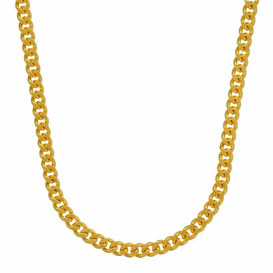 Goldkette Panzerkette Länge 42cm - Breite 2,1mm - 585-14 Karat Gold