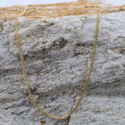 Goldkette Panzerkette Länge 45cm - Breite 1,2mm - 585-14 Karat Gold