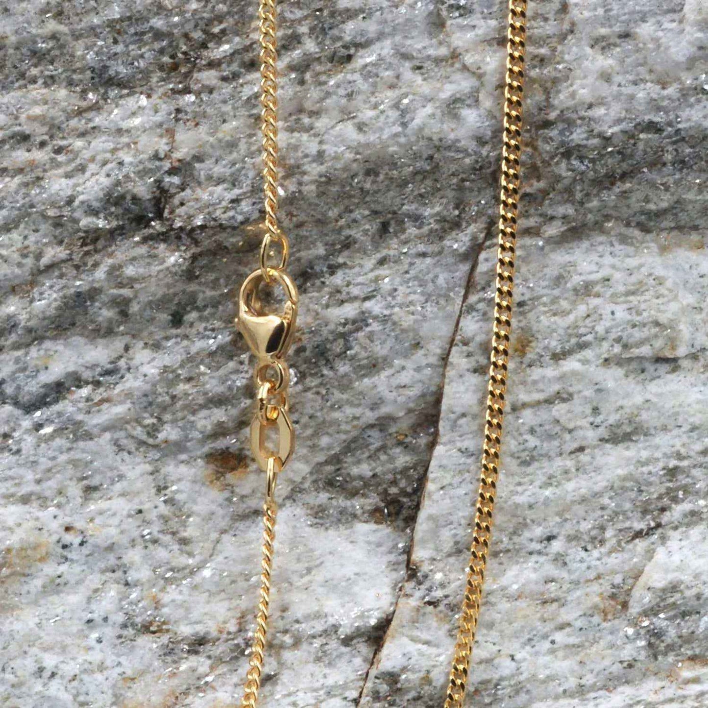 Goldkette Panzerkette Länge 45cm - Breite 1,4mm - 750-18 Karat Gold