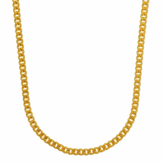 Goldkette Panzerkette Länge 45cm - Breite 1,6mm - 585-14 Karat Gold