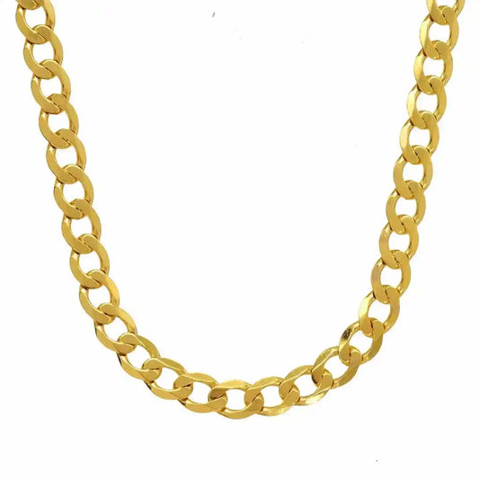 Goldkette Panzerkette Länge 45cm - Breite 3,9mm - 585-14 Karat Gold - Firma Holzenplotz - Silberketten-Goldketten.de 