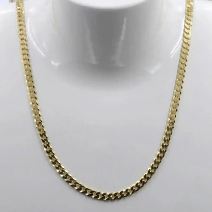 Goldkette Panzerkette Länge 45cm - Breite 3,9mm - 585-14 Karat Gold