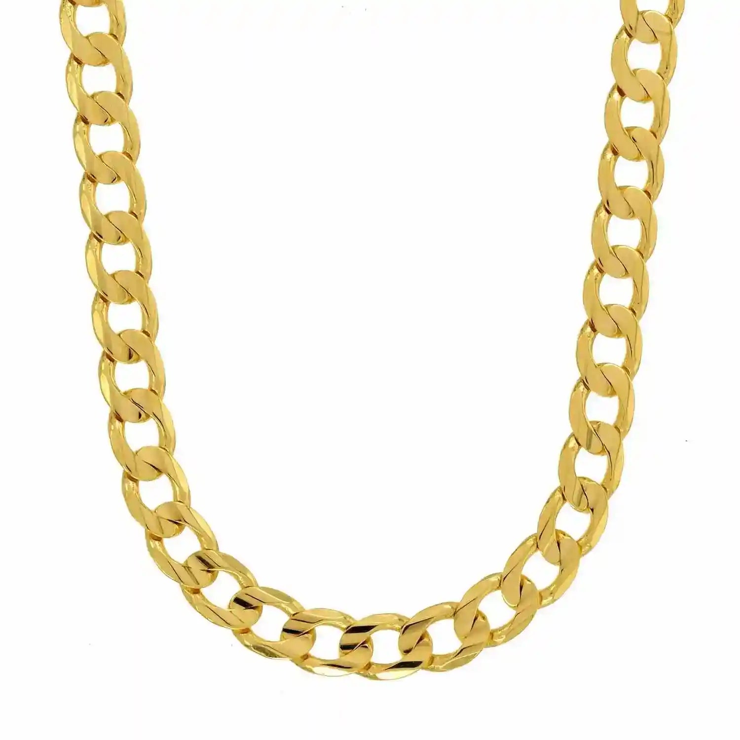 Goldkette Panzerkette Länge 45cm - Breite 4,6mm - 333-8 Karat Gold