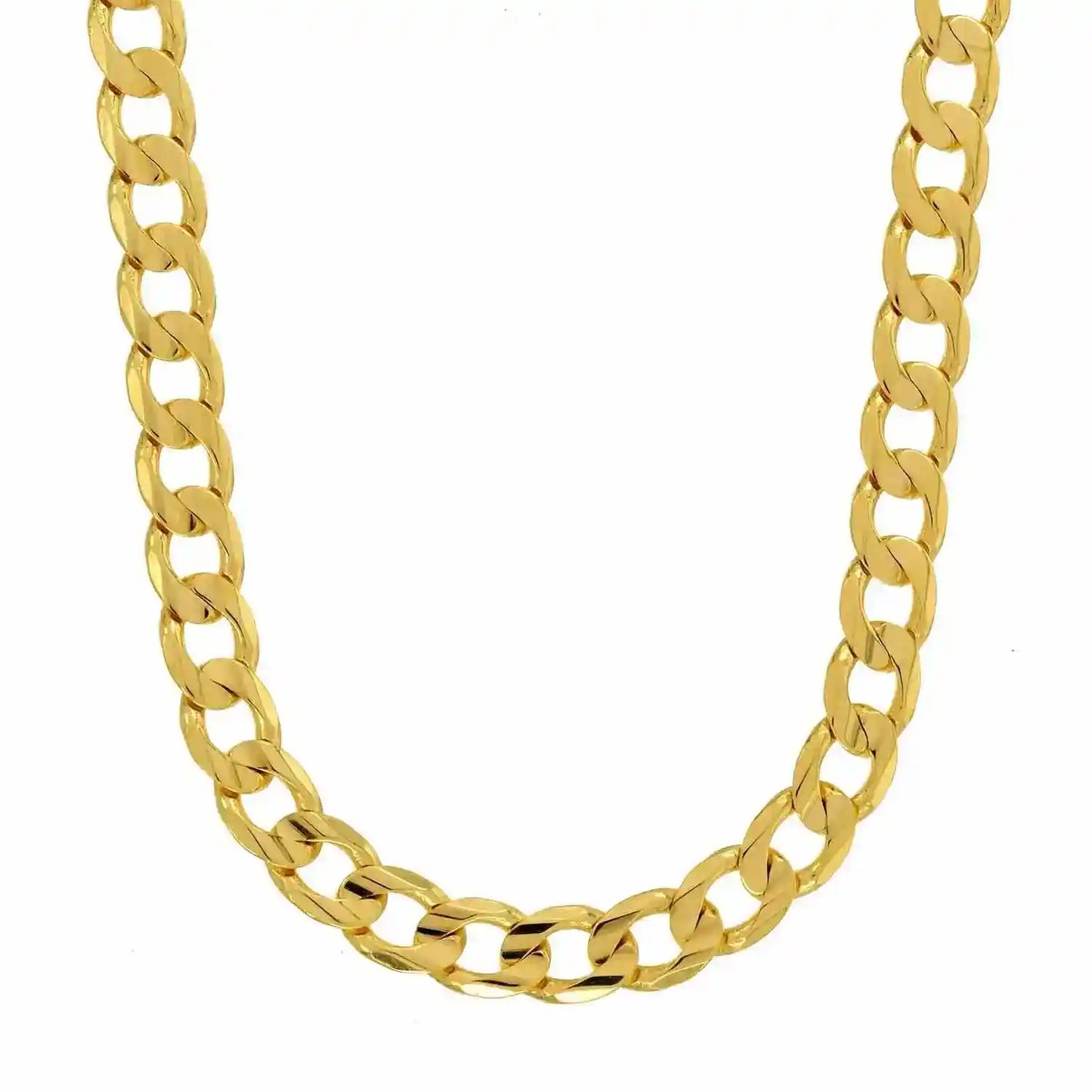 Goldkette Panzerkette Länge 45cm - Breite 4,6mm - 333-8 Karat Gold