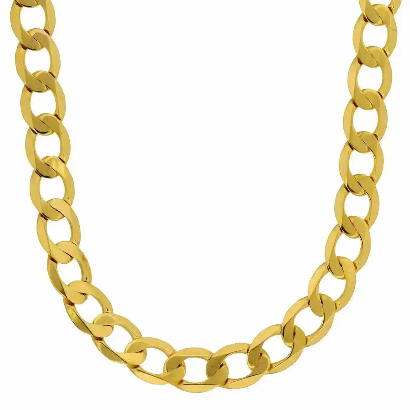 5,0 mm 45 cm 585 - 14 Karat Gold Halskette Panzerkette massiv Gold hochwertige Goldkette  13 g
