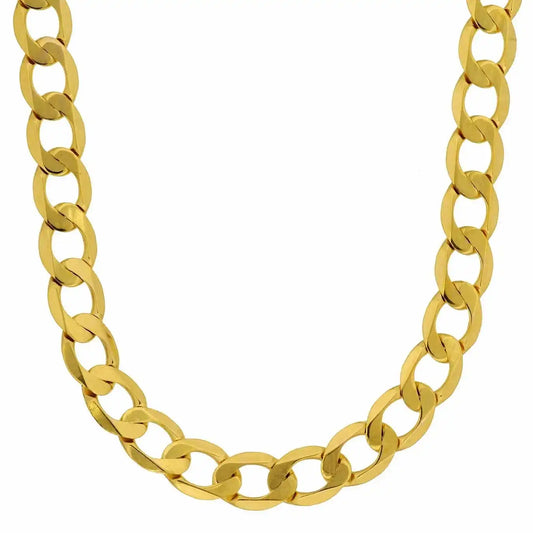5,0 mm 45 cm 585 - 14 Karat Gold Halskette Panzerkette massiv Gold hochwertige Goldkette  13 g