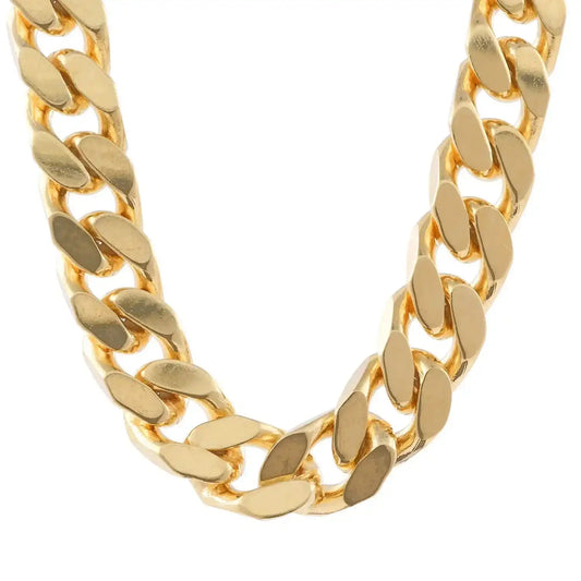 Goldkette Panzerkette Länge 45cm - Breite 6,0mm - 585 - 14 Karat Gold - Firma Holzenplotz - Silberketten - Goldketten.de