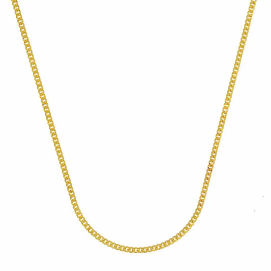 Goldkette Panzerkette Länge 50cm - Breite 1,1mm - 333-8 Karat Gold