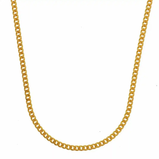 Goldkette Panzerkette Länge 50cm - Breite 1,2mm - 585-14 Karat Gold
