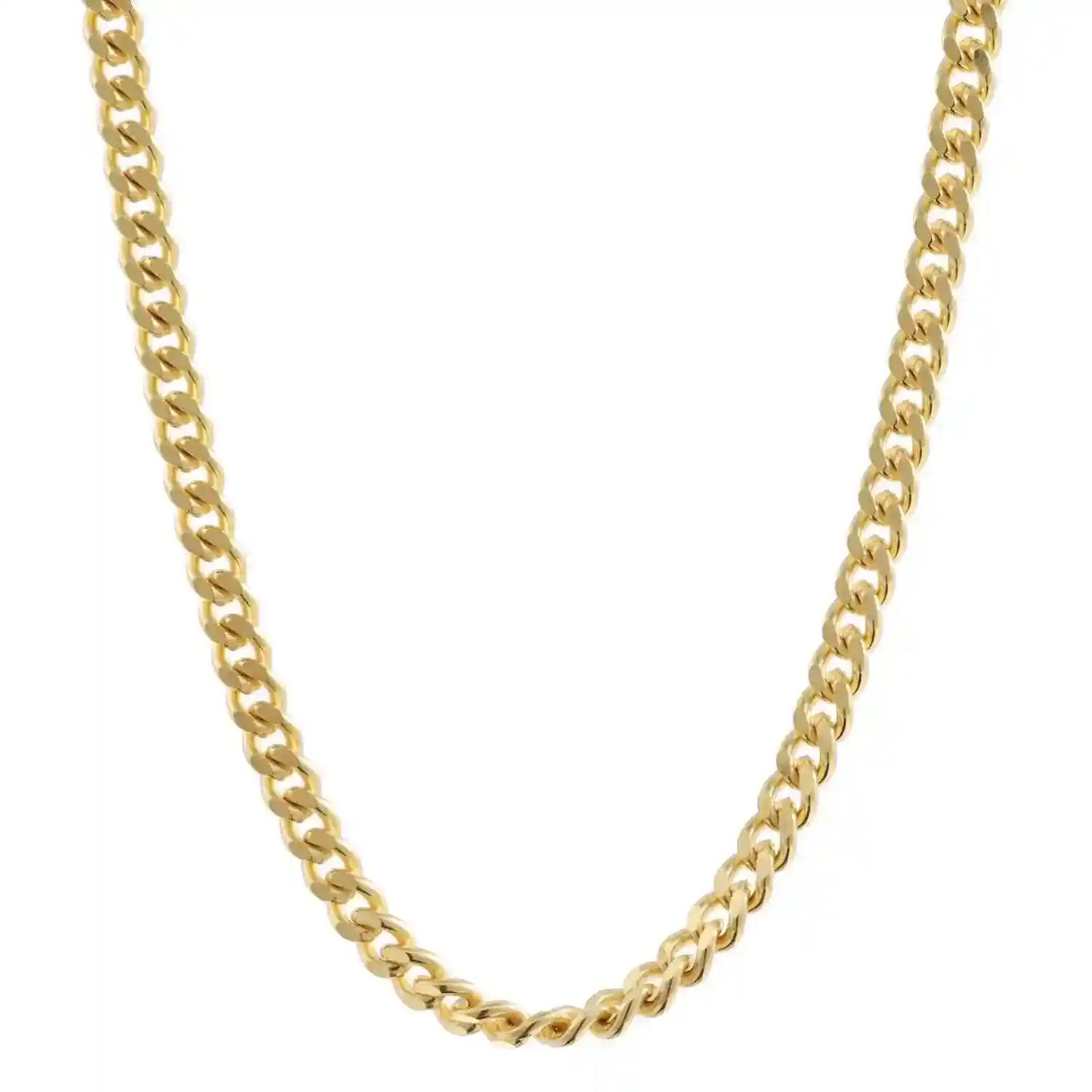 Goldkette Panzerkette Länge 50cm - Breite 1,7mm - 333-8 Karat Gold