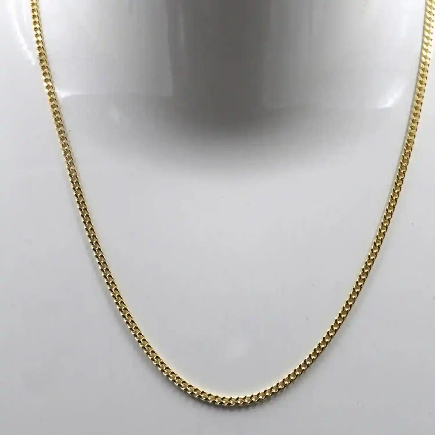 Goldkette Panzerkette Länge 50cm - Breite 1,7mm - 333-8 Karat Gold