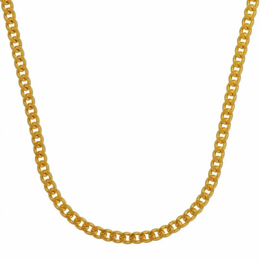 Goldkette Panzerkette Länge 50cm - Breite 1,7mm - 750-18 Karat Gold