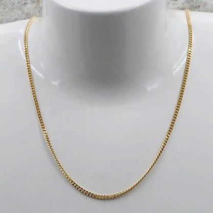 Goldkette Panzerkette Länge 50cm - Breite 1,7mm - 750-18 Karat Gold