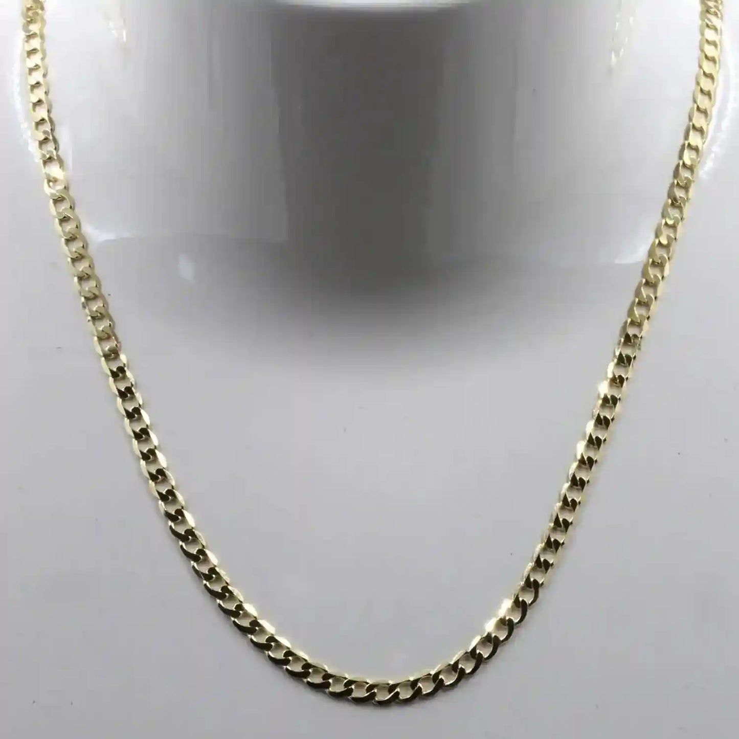 Goldkette Panzerkette Länge 50cm - Breite 2,6mm - 333-8 Karat Gold