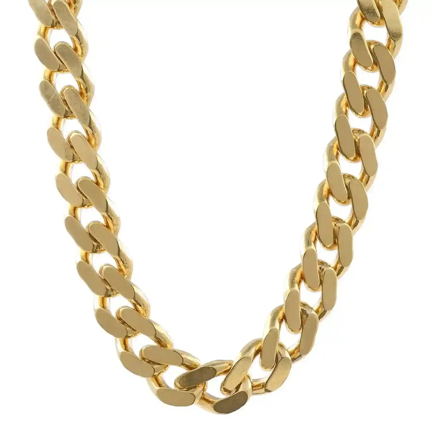 Goldkette Panzerkette Länge 50cm - Breite 4,7mm - 585-14 Karat Gold