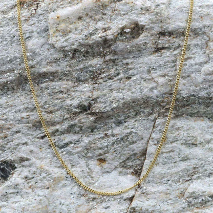 Goldkette Panzerkette Länge 55cm - Breite 1,1mm - 333-8 Karat Gold