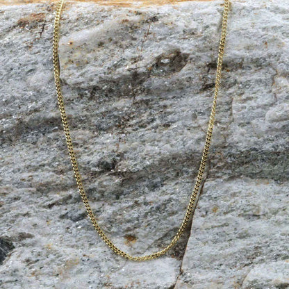 Goldkette Panzerkette Länge 55cm - Breite 1,2mm - 333-8 Karat Gold
