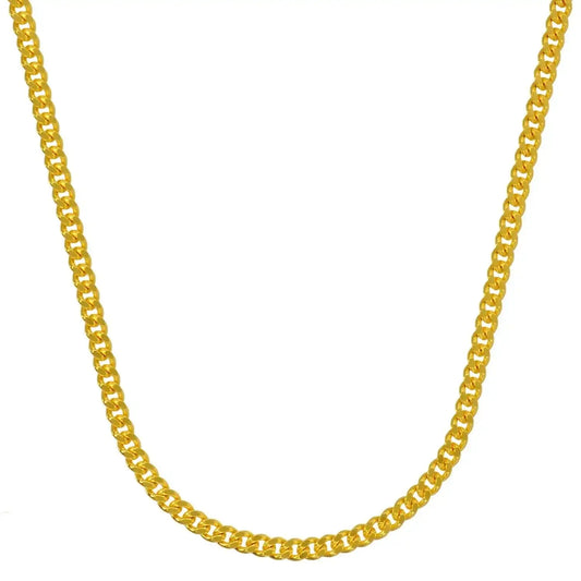 Goldkette Panzerkette Länge 55cm - Breite 1,6mm - 333-8 Karat Gold
