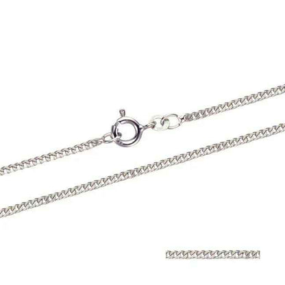 Goldkette Panzerkette Länge 55cm -Breite 1,7mm - 585-14 Karat Weißgold - Firma Holzenplotz - Silberketten-Goldketten.de 