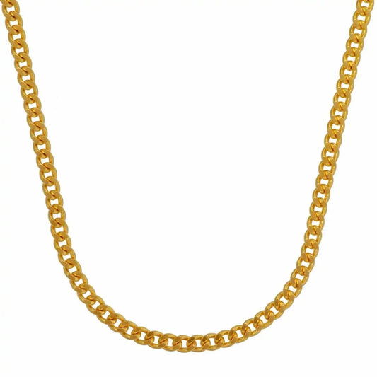 Goldkette Panzerkette Länge 55cm - Breite 1,7mm - 750-18 Karat Gold
