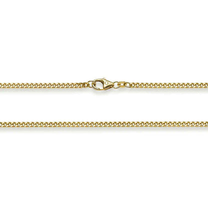 Goldkette Panzerkette Länge 55cm - Breite 2,5mm - 750-18 Karat Gold