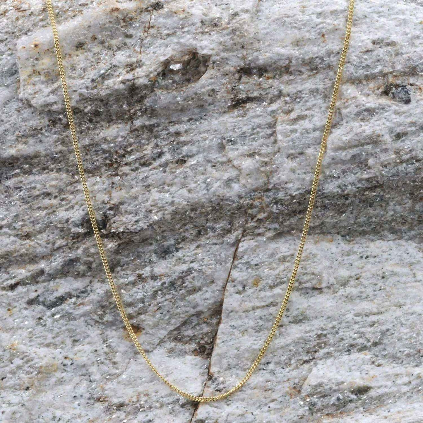 Goldkette Panzerkette Länge 60cm - Breite 0,8mm - 333-8 Karat Gold