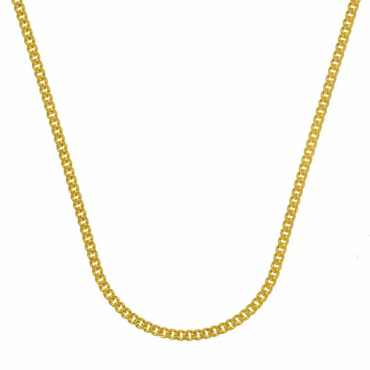 Goldkette Panzerkette Länge 60cm - Breite 1,4mm - 333-8 Karat Gold .