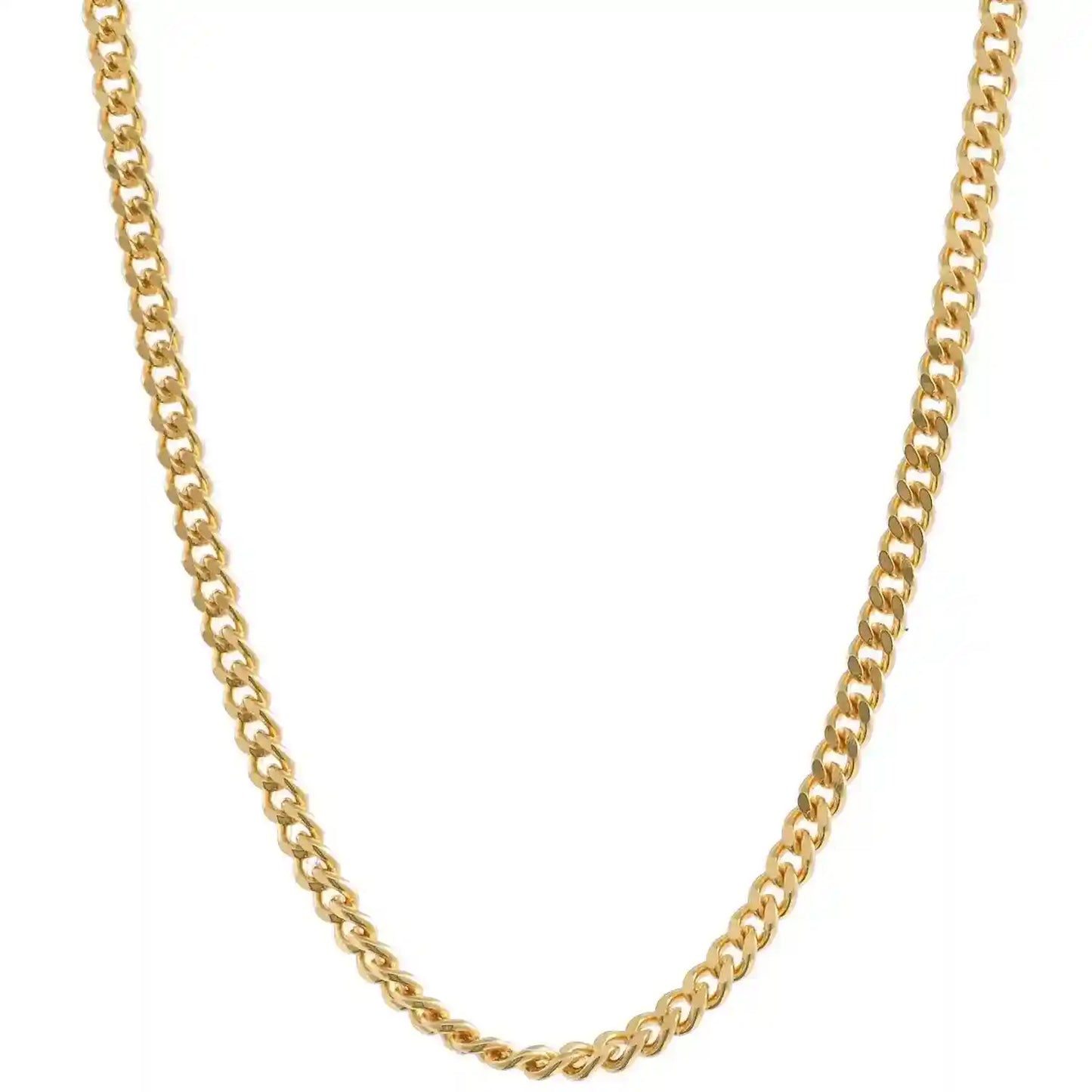 Goldkette Panzerkette Länge 60cm - Breite 1,4mm - 585-14 Karat Gold