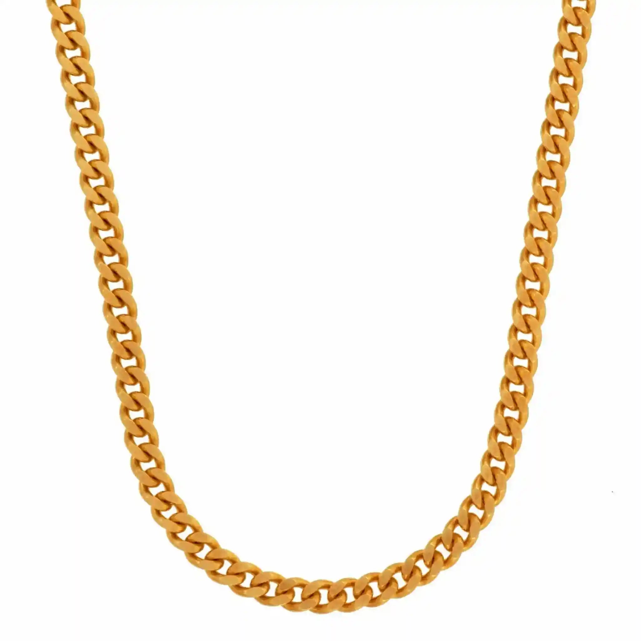 Goldkette Panzerkette Länge 60cm - Breite 2,0mm - 750-18 Karat Gold