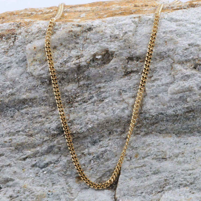 Goldkette Panzerkette Länge 60cm - Breite 2,1mm - 750-18 Karat Gold