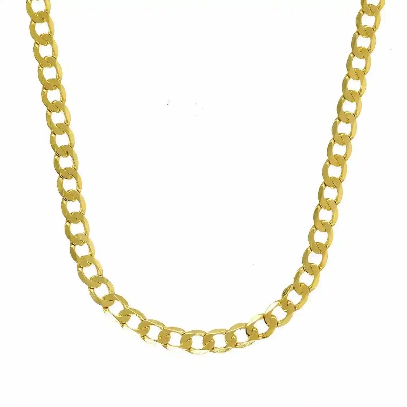 Goldkette Panzerkette Länge 60cm - Breite 2,6mm - 333-8 Karat Gold