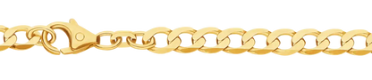 Goldkette Panzerkette Länge 60cm - Breite 5,8mm - 333-8 Karat Gold - Firma Holzenplotz - Silberketten-Goldketten.de 