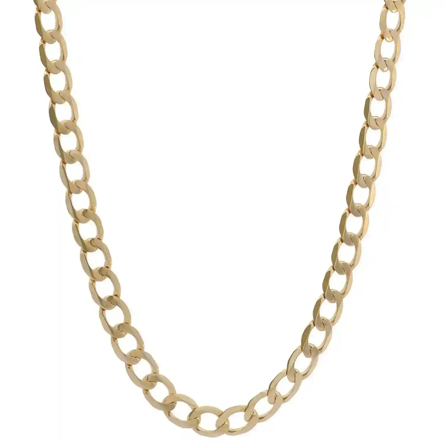 Goldkette Panzerkette weit Halskette 2,6 mm massiv 585-14 Karat Gold - Firma Holzenplotz - Silberketten-Goldketten.de 