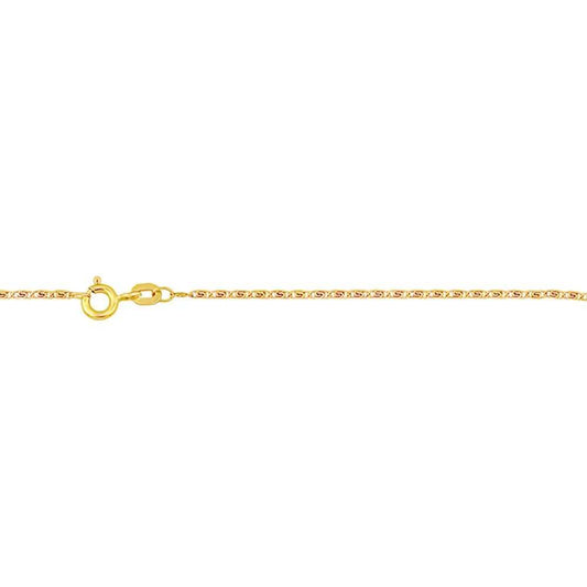 Goldkette S-Panzer Collier Länge 38cm - Breite 1,3mm - 333-8 Karat Gold