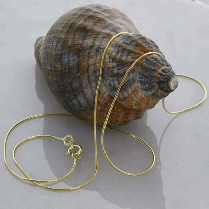 Goldkette Schlangenkette Breite 0,8mm - 333-8 Karat Gold