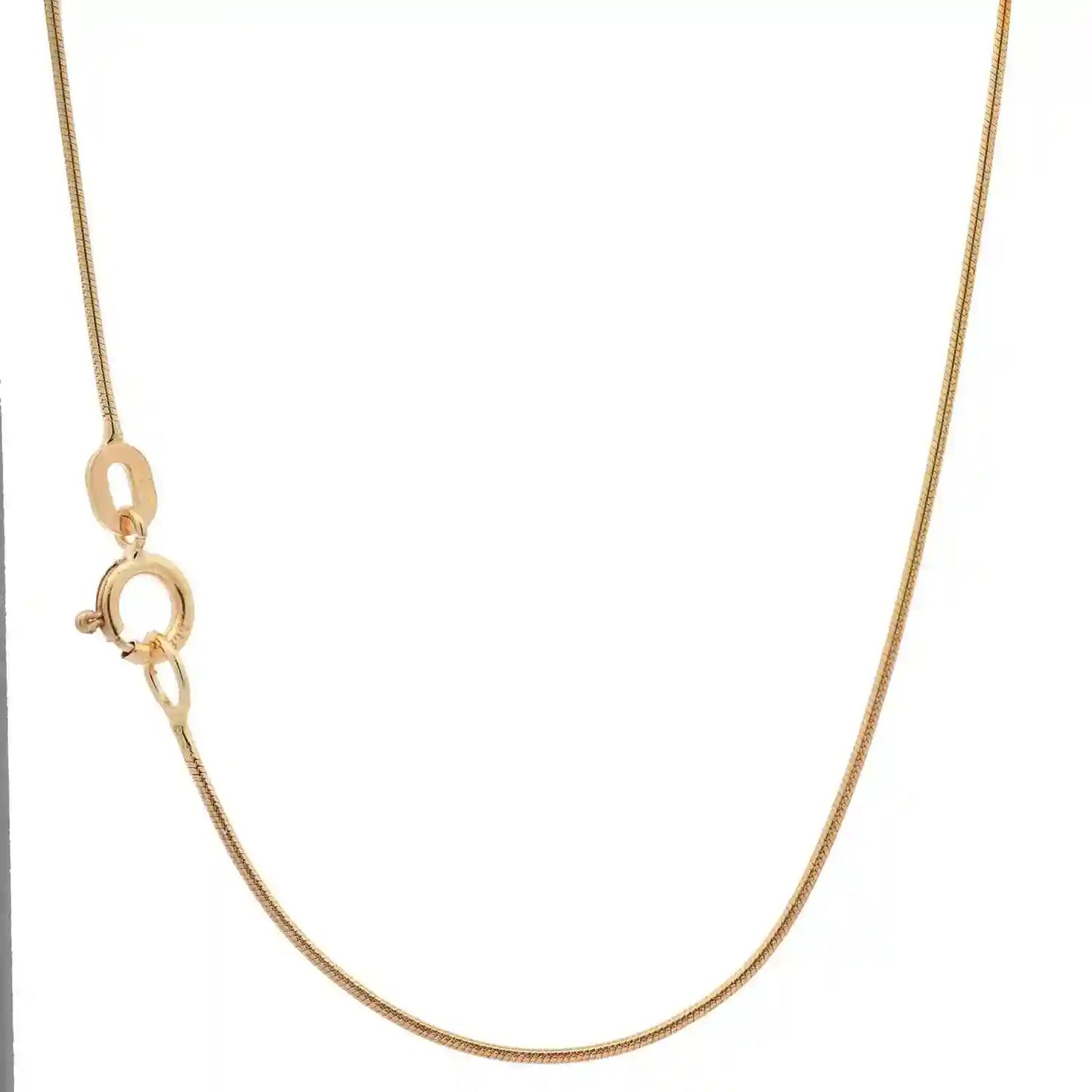 Goldkette Schlangenkette Breite 0,8mm - 585-14 Karat Gold
