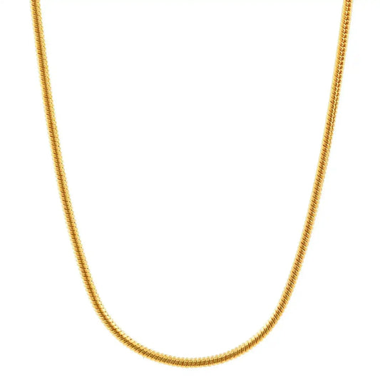 Goldkette Schlangenkette Breite 0,9mm - 750 - 18 Karat Gold - Firma Holzenplotz - Silberketten - Goldketten.de