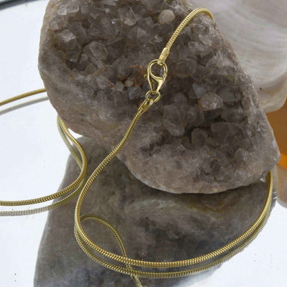 Goldkette Schlangenkette Breite 1,0mm - 585-14 Karat Gold