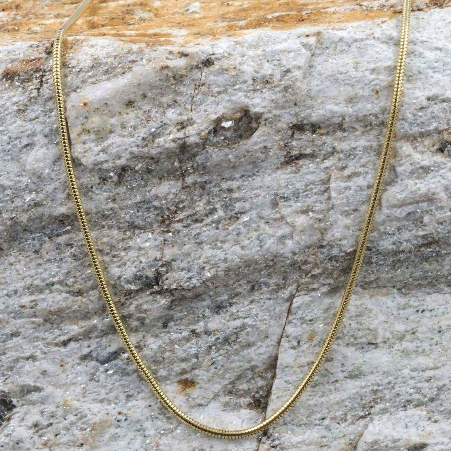 Goldkette Schlangenkette Breite 1,2mm - 585-14 Karat Gold