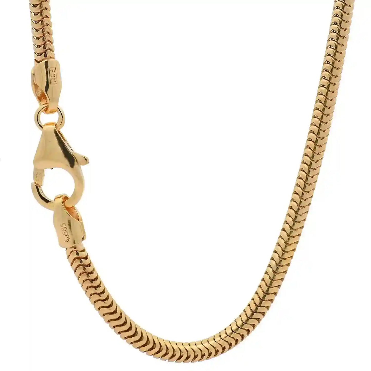 Goldkette Schlangenkette Breite 2,5mm - 585-14 Karat Gold