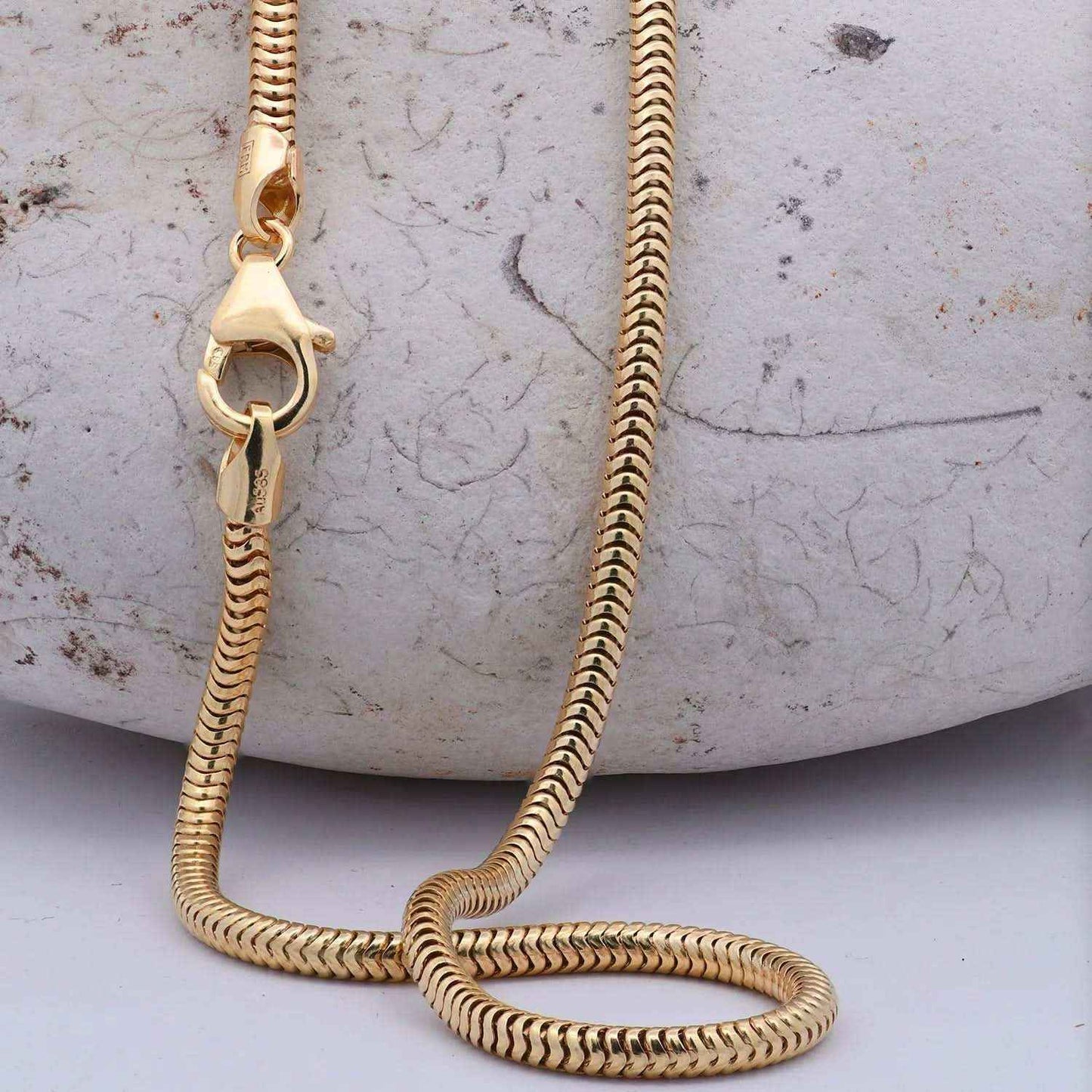 Goldkette Schlangenkette Breite 2,5mm - 585-14 Karat Gold