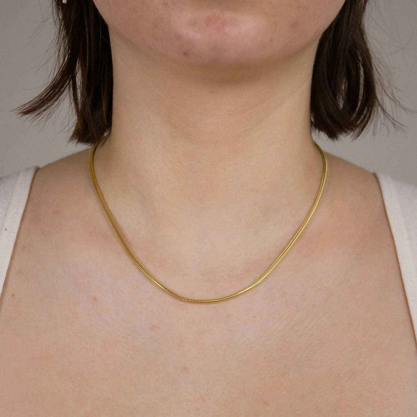 Goldkette Schlangenkette Breite 2,5mm - 585-14 Karat Gold
